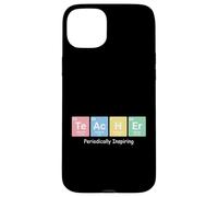 Carcasa para iPhone 15 Plus Profesor Periódicamente Inspirando Ciencias Química Aula