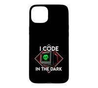 Carcasa para iPhone 15 Plus Programmer I Code In The Dark Retro Hacker Skull