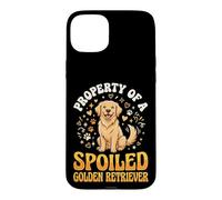 Carcasa para iPhone 15 Plus Property of A Spoiled Golden Retriever
