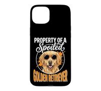 Carcasa para iPhone 15 Plus Property of A Spoiled Golden Retriever