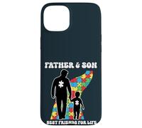 Carcasa para iPhone 15 Plus Proud Autism Dad & Son - Best Friends For Life Padre Hijo
