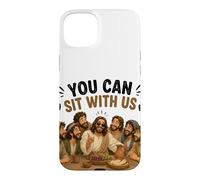 Carcasa para iPhone 15 Plus Puedes sentarte con Jesús y los Doce apóstoles Comfort Color