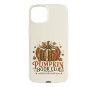 Carcasa para iPhone 15 Plus Pumpkin Book Club Vintage Fall Reader Design Leer Vintage