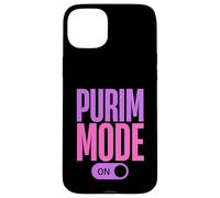 Carcasa para iPhone 15 Plus Purim Mode On Funny Purim Jewish Costume Happy Purim