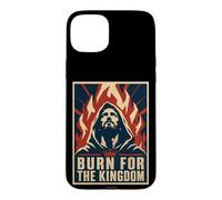 Carcasa para iPhone 15 Plus Quemar por el Reino Renacimiento Cristiano del Fuego