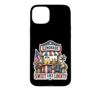 Carcasa para iPhone 15 Plus Quiosco de Limonada Dulce como Liberty