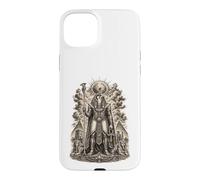 Carcasa para iPhone 15 Plus Ra Sun God Falcon Guardian Antiguo Egipcio Mítico Arte