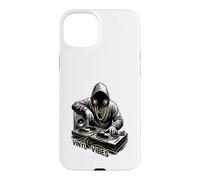 Carcasa para iPhone 15 Plus Rap Vinyl Vibes Hip Hop DJ