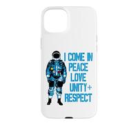 Carcasa para iPhone 15 Plus Rave Invaders Plur Space Force Astronaut House Música Rave