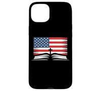 Carcasa para iPhone 15 Plus Read The Bible America - United States Flag Christian Faith