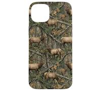 Carcasa para iPhone 15 Plus Realtree Camuflaje Cazador de Alces Camuflaje Real Tree