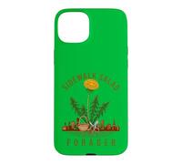 Carcasa para iPhone 15 Plus Recolector de Diente de león de Ensalada Urbana de forraje en la acera