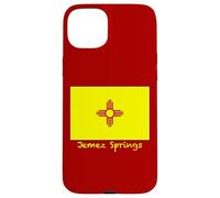 Carcasa para iPhone 15 Plus Recuerdo de la Bandera de Nuevo México de Jemez Springs