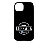 Carcasa para iPhone 15 Plus Recuerdo de Viaje de la Ciudad de Grecia Lefkada
