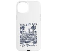 Carcasa para iPhone 15 Plus Recuerdo de Viaje Minimalista del Horizonte de California de Los Ángeles