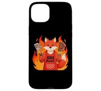 Carcasa para iPhone 15 Plus Red Fox Cooking Grill BBQ Funny Gift Red Fox