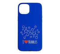 Carcasa para iPhone 15 Plus Red Heart with with Bubbles.