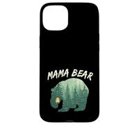 Carcasa para iPhone 15 Plus Regalo Mama Bear In The Woods Mother Regalo para mamá