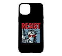 Carcasa para iPhone 15 Plus Resist Statue Liberty Bubblegum Protest Equality