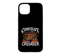 Carcasa para iPhone 15 Plus Retro Arcade Gamer Coinslot Crusader
