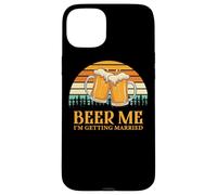 Carcasa para iPhone 15 Plus Retro Beer Me Getting Married Funny Drinking Team Beer Lover