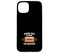 Carcasa para iPhone 15 Plus Retro Casete Mix Tape Lo-Fi Analógico Música Nostalgia