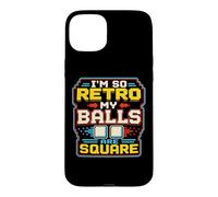 Carcasa para iPhone 15 Plus Retro Gamer Pixel Arcade 8 bit Gaming Humor