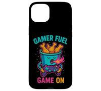 Carcasa para iPhone 15 Plus Retro Gaming Humor RPG Juego En Funny Chicken Wing Food Pun