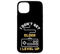 Carcasa para iPhone 15 Plus Retro Gaming - I Don't Get Older I Level Up Gamepad Divertido