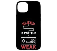 Carcasa para iPhone 15 Plus Retro Gaming - Sleep is For The Weak Gamepad para Gamer Funny