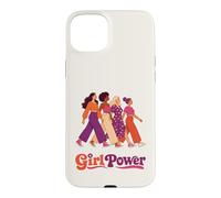 Carcasa para iPhone 15 Plus Retro Groovy Girl Power Feminista Hermandades de Mujeres