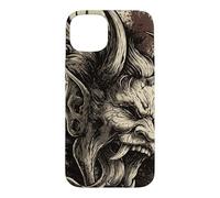 Carcasa para iPhone 15 Plus Retro Japonés Oni Demon HannyaScreaming Yokai Anime