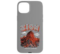 Carcasa para iPhone 15 Plus Retro Zion National Park Vintage Style Angels Landing Utah