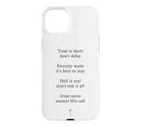 Carcasa para iPhone 15 Plus Rhyming Evangelistic Gospel Message - Christian Faith Poem