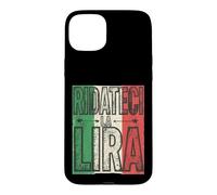Carcasa para iPhone 15 Plus Ridateci La Lira Nostalgia Italiana Prima Repubblica