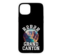 Carcasa para iPhone 15 Plus Rim 2 Rim Grand Canyon Trail Run, R2R2R Run Senderismo Hombres Mujeres