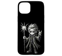 Carcasa para iPhone 15 Plus Rock Music Goth Punk Mago Kid Magic Funny Design