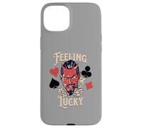 Carcasa para iPhone 15 Plus Rockabilly Feeling Lucky Devil Dice 50 Retro Vintage Casino