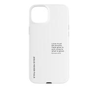 Carcasa para iPhone 15 Plus Romanos 12, 9, El Amor Debe ser sincero, Odio el Mal, Cristiano