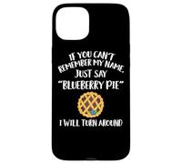Carcasa para iPhone 15 Plus Ropa Blueberry Pie - Diseño único y Divertido de Pasteles