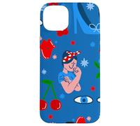 Carcasa para iPhone 15 Plus Rosie The Riveter Rockabilly caprichoso Vintage Feminista ww2
