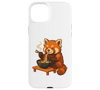 Carcasa para iPhone 15 Plus Roter Panda Mit Nudeln Ramen Kawaii Roter Panda