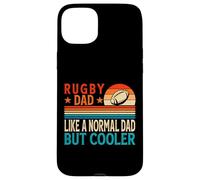 Carcasa para iPhone 15 Plus Rugby Dad Like A Normal Dad But Cooler - Funny Father's Day