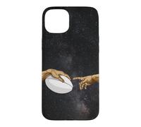 Carcasa para iPhone 15 Plus Rugby Michelangelos Creación de Adán - un rucktastic