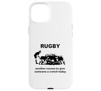 Carcasa para iPhone 15 Plus Rugby Otra Razón para Dar A Alguien Un Cwtch Hoy