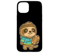 Carcasa para iPhone 15 Plus Rugby Perezoso con Dibujos Animados de Pelota