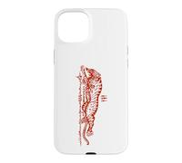 Carcasa para iPhone 15 Plus Sak Yant Suea Krajone Tigre Saltando Tatuaje Tailandia