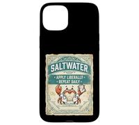 Carcasa para iPhone 15 Plus Saltwater Doctor Crab Ocean Vintage Design