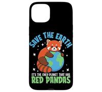 Carcasa para iPhone 15 Plus Save The Earth Es el único Planeta Que Tiene Pandas Rojos