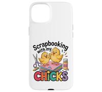 Carcasa para iPhone 15 Plus Scrapbooking with My Chicks Lindo Chicken Craft